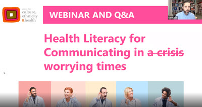 Health Literacy for Communicating in Worrying Times
