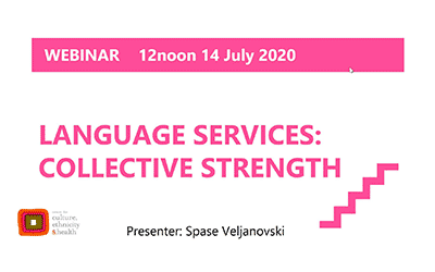 Language Services: Collective Strength