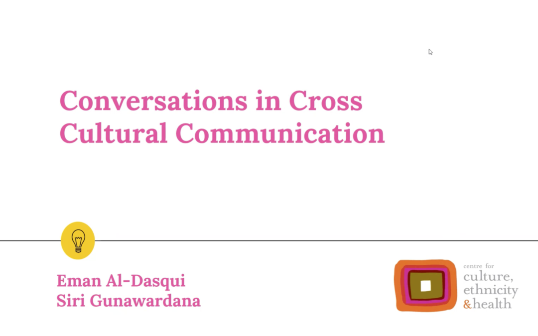 Conversations in Cross Cultural Communication