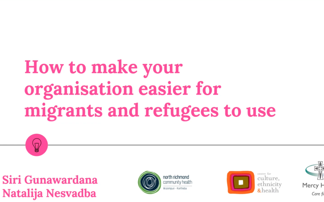 Make your organisation easier for migrants and refugees to use